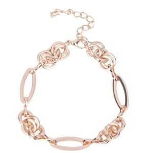 Chic charmer rose gold bracelet